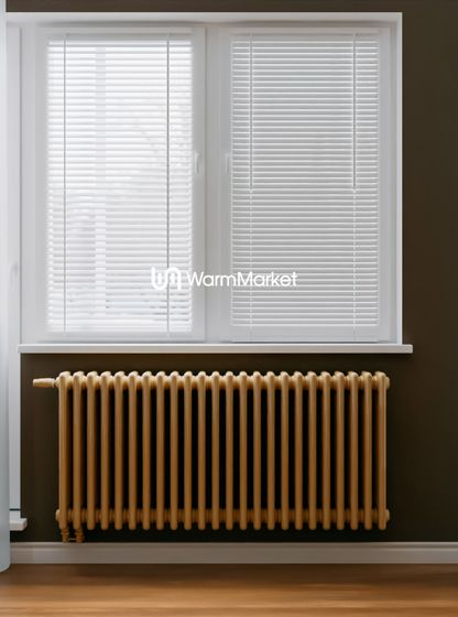 Bareng Softy 3090 - трехтрубный трубчатый радиатор высотой 900 мм, нижнее подключение с термостатикой