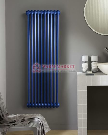 Трубчатый радиатор Unilux 2060 двухтрубный, нижнее подключение с термовентилем