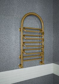 Liana Bronze - бронзовый полотенцесушитель с изогнутой перекладиной