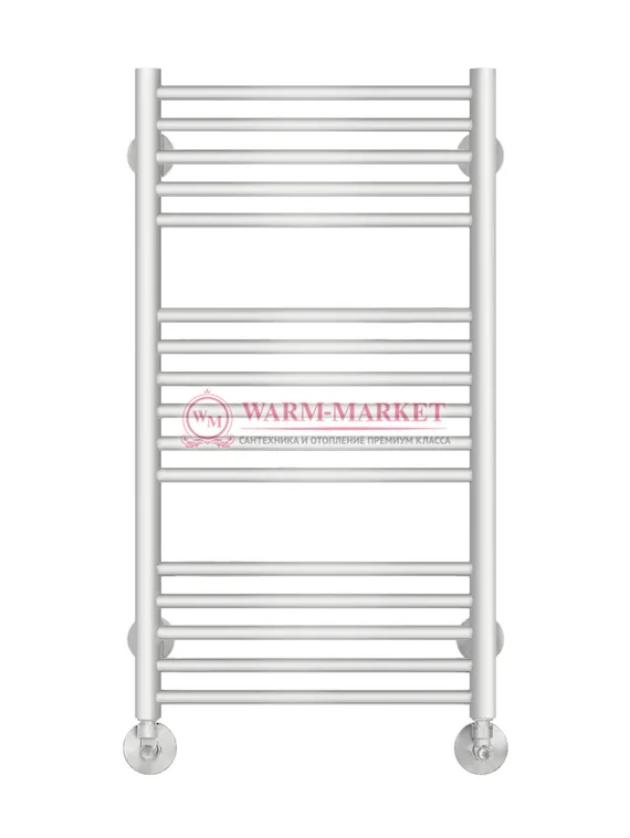 Аврора П16-2- водяной полотенцесушитель, нижнее подключение, белый