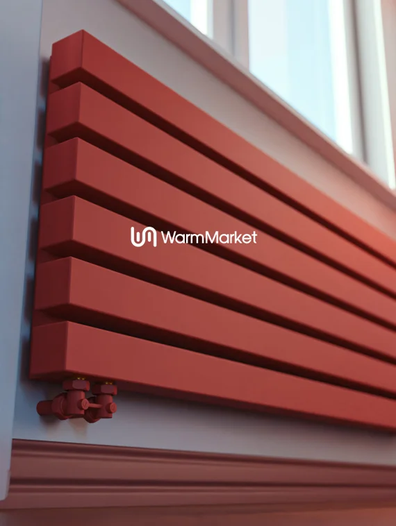 Bareng Livian Z 700 - горизонтальный трубчатый радиатор шириной 700 мм, нижнее левое подключение