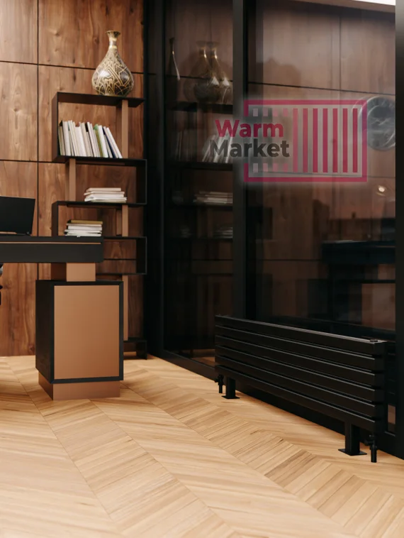 Axxinot Fortalla 40х40 ZN - горизонтальный радиатор на ножках шириной 700 мм, 14 секций