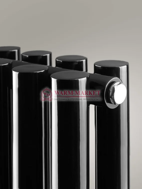 Garmonia A 40 V 2 - вертикальный трубчатый радиатор высотой 1784 мм чёрного цвета