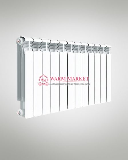 Rifar Alum Ral 500 - цветной алюминиевый радиатор с боковым подключением