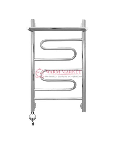 Virazh-2 - электрический дизайн-полотенцесушитель с полкой