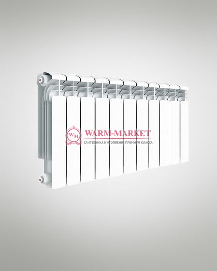 Rifar Alum Ral 350 - цветной алюминиевый радиатор с боковым подключением