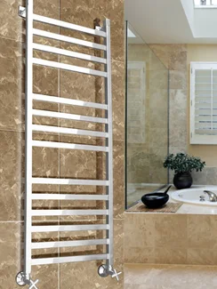 Prestige White - белый водяной полотенцесушитель с прямоугольным профилем