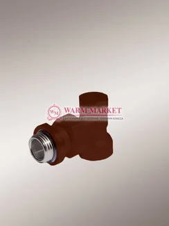 Purmo вентиль перекрывной угловой ½ МТВ 133 коричневый