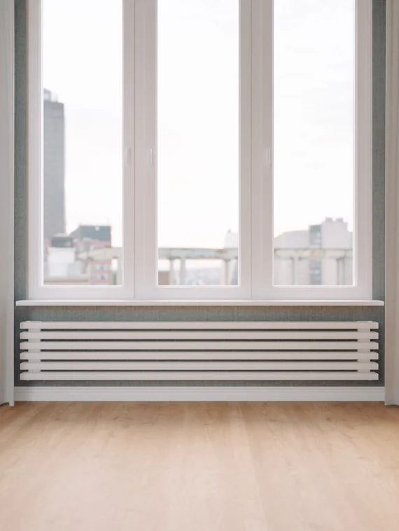 Bronto Plex Z - горизонтальный трубчатый радиатор шириной 1750 мм, нижнее правое подключение