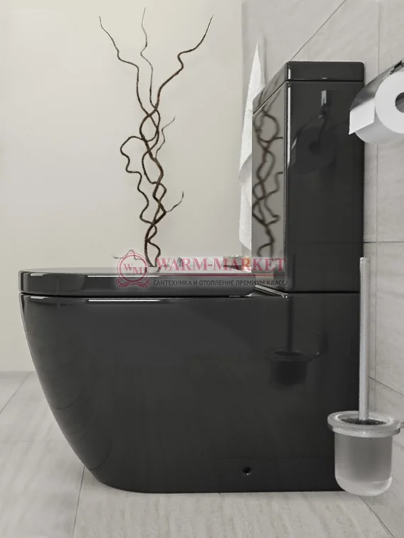 Унитаз Nilo 2301 nero черный глянцевый