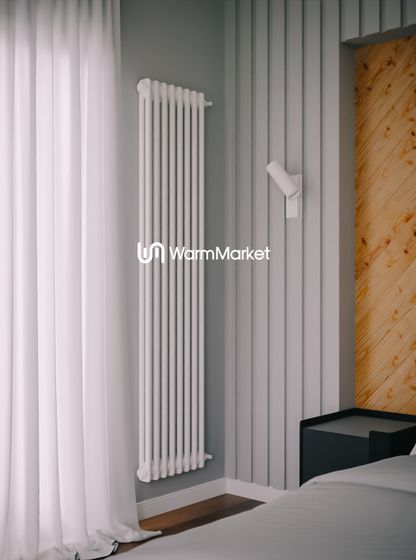 Bareng Softy 2190 - двухтрубный трубчатый радиатор высотой 1900 мм, боковое подключение