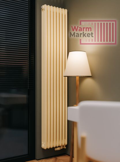 Rifar Tubog 3240 - трехтрубный трубчатый радиатор, нижнее подключение с термостатическим клапаном