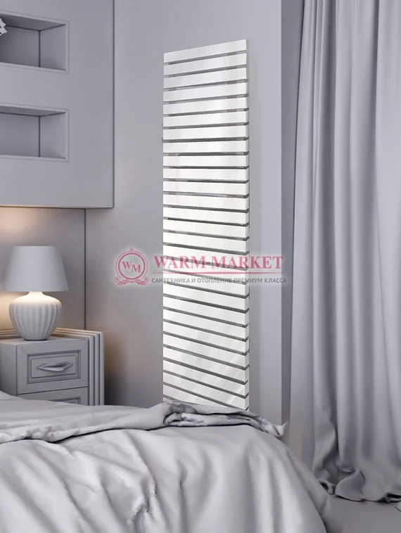Steel VL 50х30 1800 - вертикальный трубчатый дизайн-радиатор шириной 330 мм, 30 секций