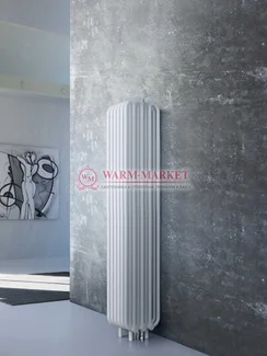 Вертикальный трубчатый радиатор KZTO RS‌-5 высотой 1540 мм