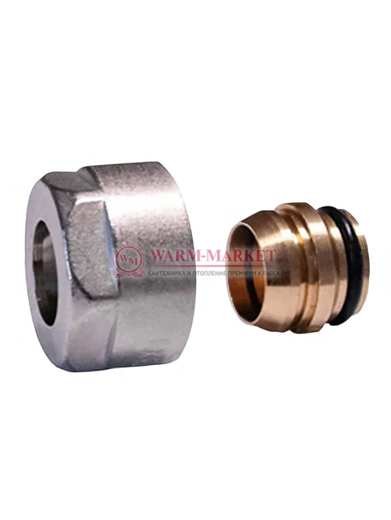 Резьбовое соединение для медных труб GW 3/4 x 15MM Никелированное