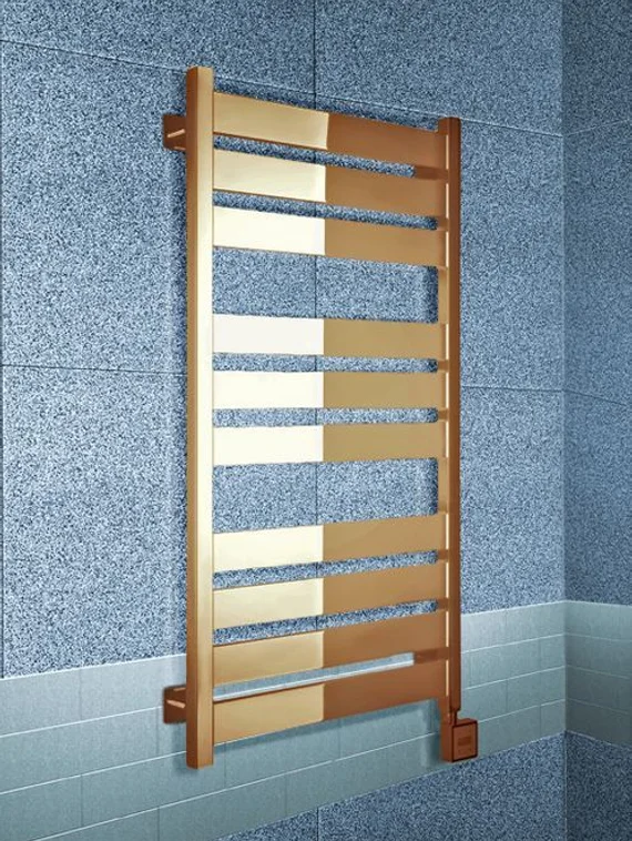 Centurion Bronze  E - бронзовый электрический полотенцесушитель, 600х600 мм