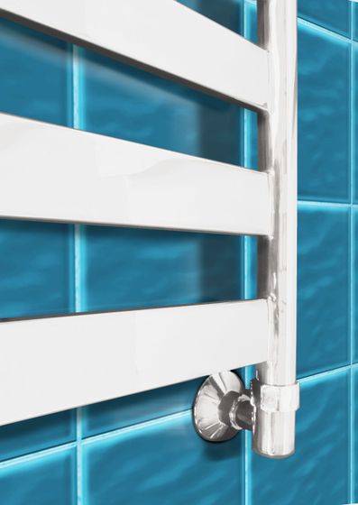 Napoli - вертикальный дизайн полотенцесушитель с широким профилем прямоугольного сечения