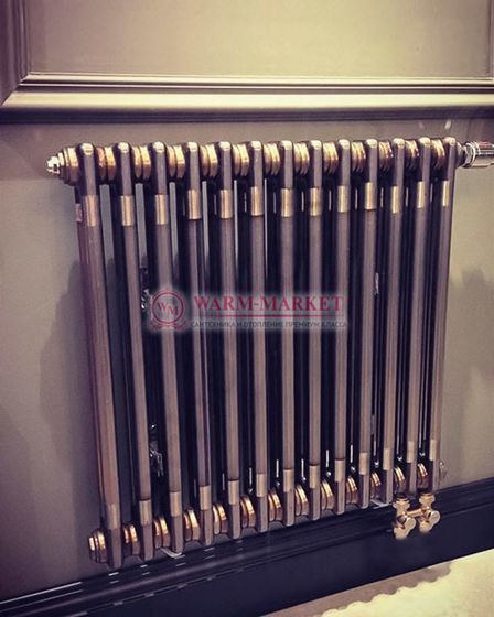 Радиатор Zehnder Completto Technoline 3057 №V001 TL в цвете прозрачный лак с нижним подключением