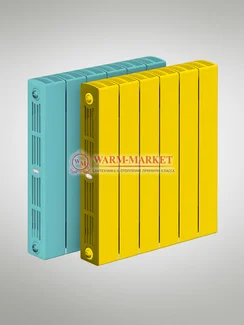 Rifar Supremo Ral 500 - цветной биметаллический радиатор с боковым подключением