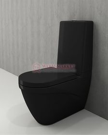 Унитаз-компакт Bocchi Taormina черный глянцевый