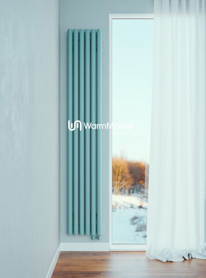 Bareng Monte V 1000 - вертикальный трубчатый радиатор высотой 1000 мм, нижнее правое подключение