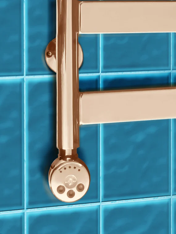 Napoli - электрический дизайн полотенцесушитель с широким профилем прямоугольного сечения