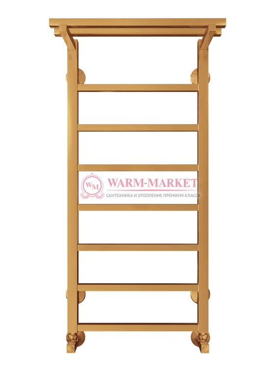 Контур П8-2 - электрический полотенцесушитель с полкой, цвет бронза