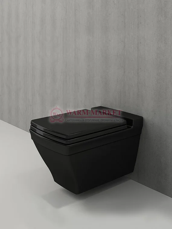 Унитаз подвесной Bocchi Lavita черный глянцевый