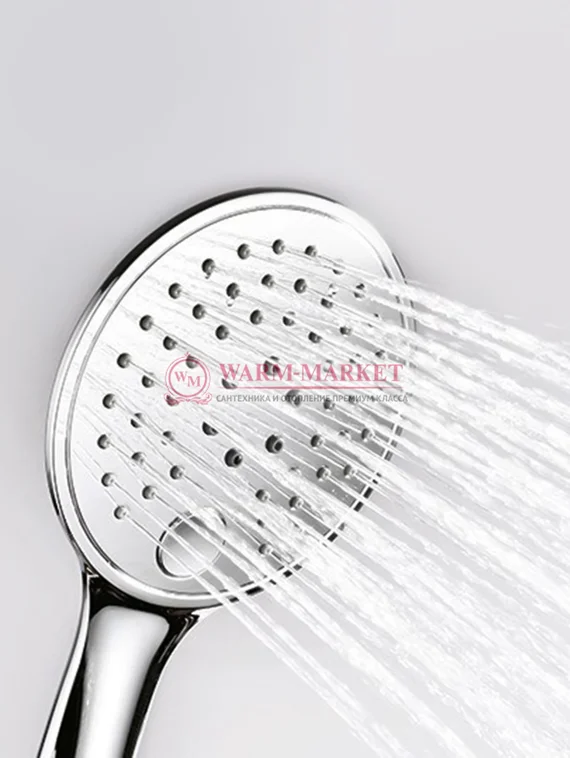 Встраиваемый комплект для душа с верхней душевой насадкой и лейкой черный А14030-Bl