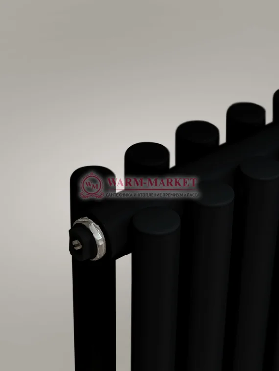 Garmonia A25 V2 - вертикальный трубчатый радиатор высотой 1784 мм черного цвета