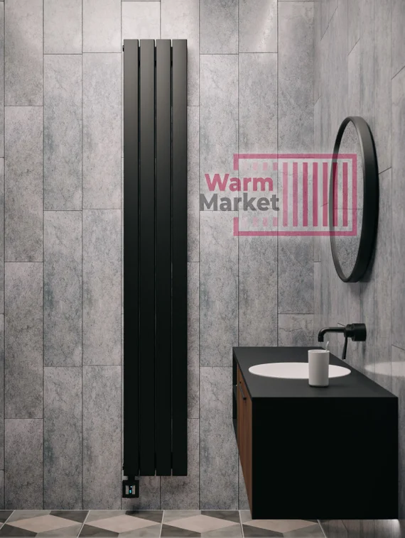 Axxinot Adero 30х60 VE - вертикальный электрический радиатор высотой 1750 мм, 3 секции