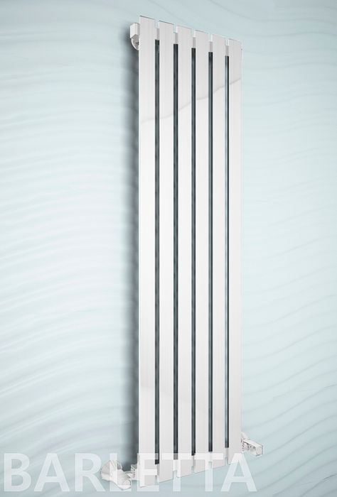 Barletta E - электрический дизайн полотенцесушитель цвета хром с прямоугольными вертикалями . | Фото 2
