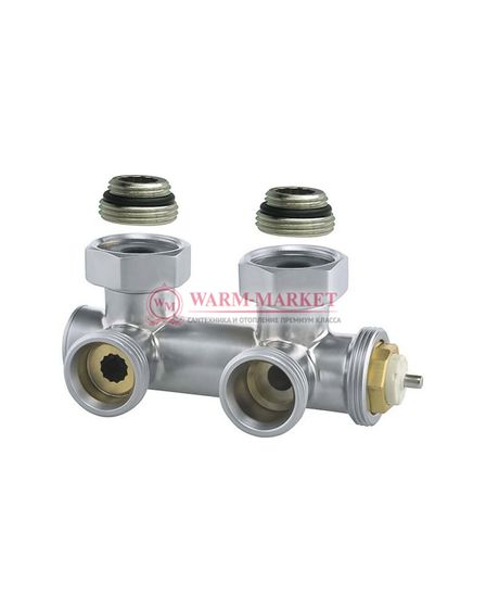 Узел термостатический угловой Hummel Designtechnik 3/4НРx1/2НР