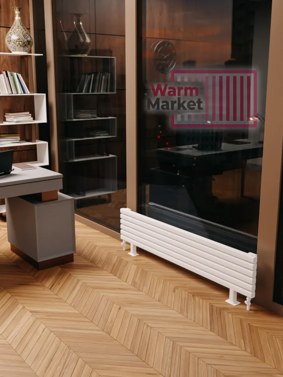 Axxinot Fortalla 40х40 ZN - горизонтальный радиатор на ножках шириной 500 мм, 3 секции