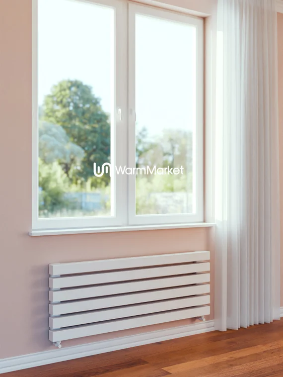 Bareng Livian Z 2250 - горизонтальный трубчатый радиатор шириной 2250 мм, нижнее разнесенное подключение