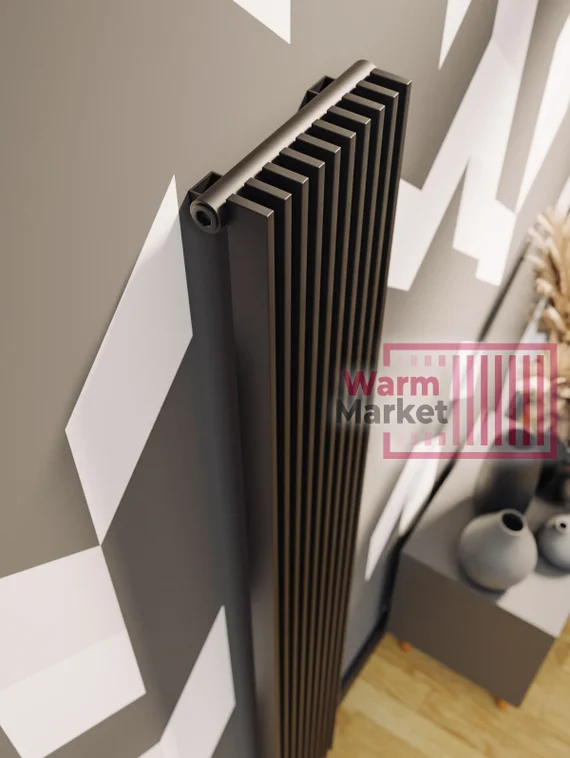 Вертикальный трубчатый радиатор KZTO Paralleli v1 1034 шаг 25