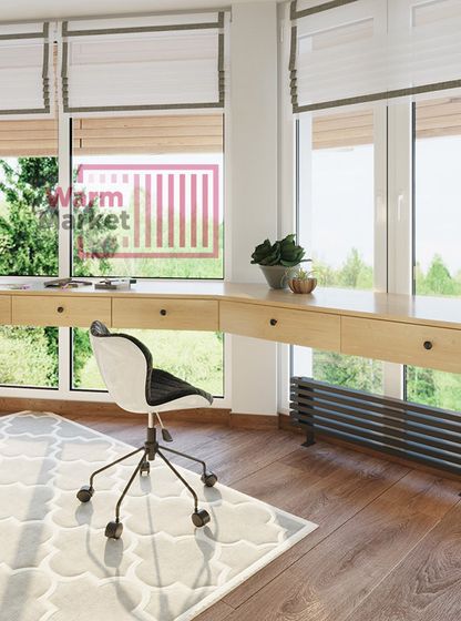 Costola 60х30 ZN - напольный трубчатый радиатор шириной 750 мм, 3 секции