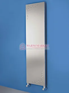 Дизайнерский полотенцесушитель из матовой полированной нержавеющей стали Calista Carisa