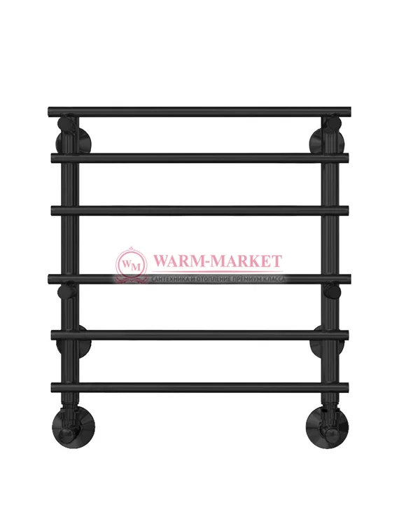 Вента П6 - электрический полотенцесушитель, черный