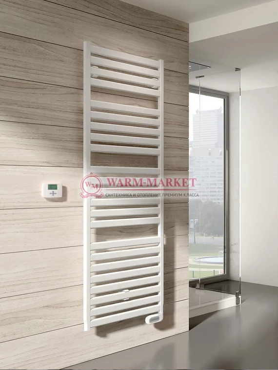 Полотенцесушитель Irsap Velа из нержавеющей стали с горизонтальными овальными трубками