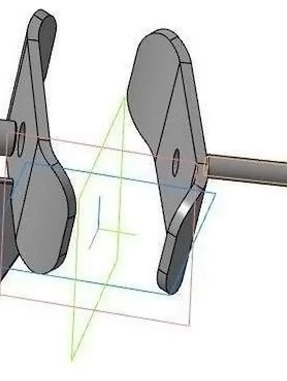 Монтажный набор для установки радиаторов ELIS (4 точки крепления с заглушками).