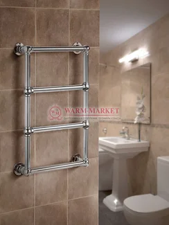 Полотенцесушитель Warmer Bomond в ретро стиле 600х400 мм, 4 перекладины