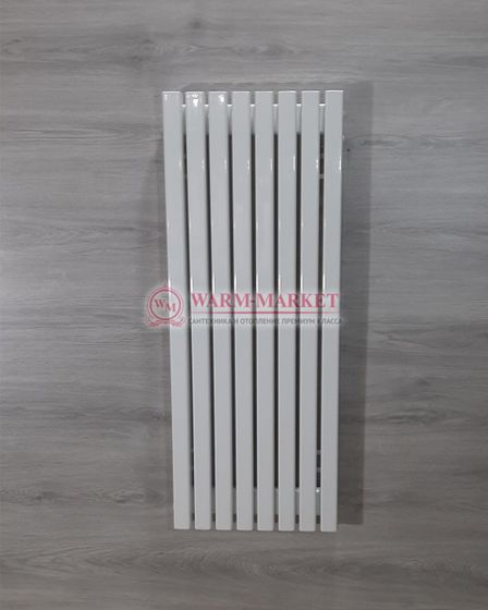Steel V 40х40 750 - вертикальный трубчатый дизайн-радиатор, 11 секций