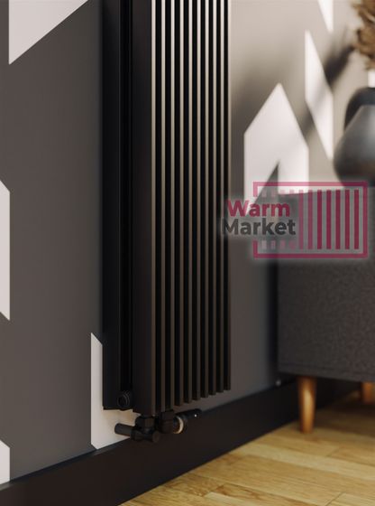 Paralleli v 2 1750 шаг 25 вертикальный трубчатый радиатор из прямоугольного профиля