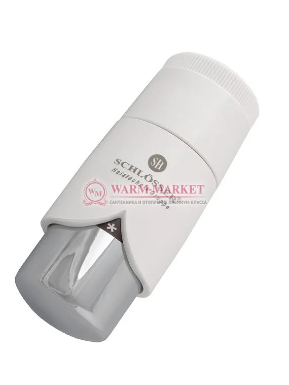 Термостатическая головка Brillant DZ Белый-Хром