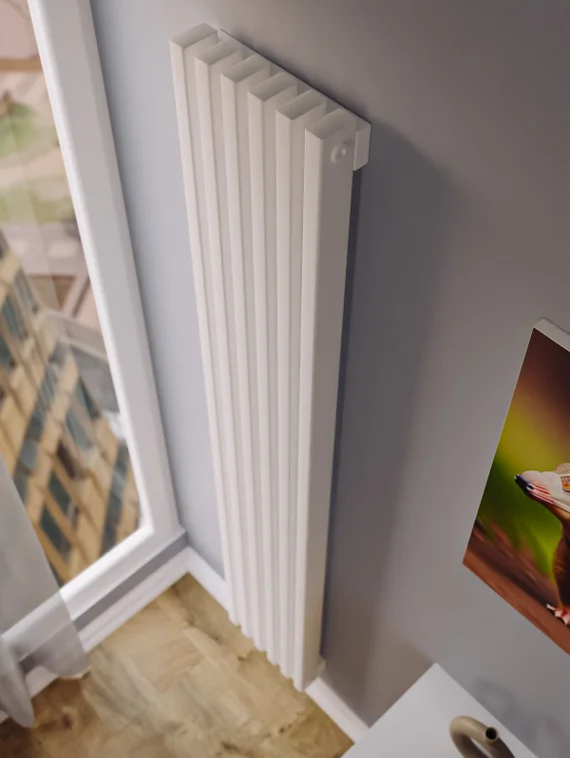 Bronto Plex V - вертикальный трубчатый радиатор высотой 1750 мм, нижнее разнесенное подключение