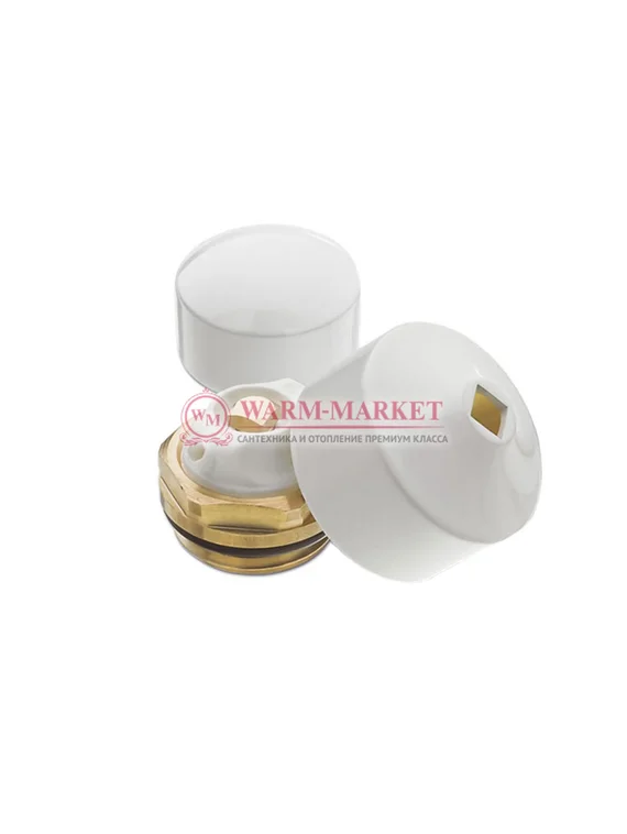 Набор Hummel - воздухоотводчик (кран Маевского), заглушка с декоративными колпачками Design 1/2"