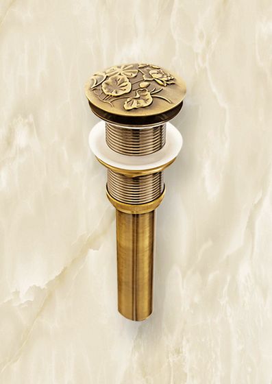 Lotos - слив клапан для сифона цвета бронза