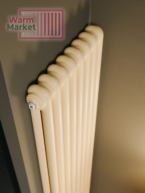 Rifar Tubog 2180 - двухтрубный трубчатый радиатор, нижнее подключение с термостатическим клапаном