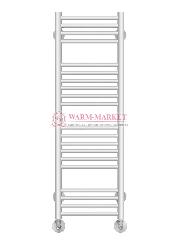 Аврора П20-1 - водяной полотенцесушитель, нижнее подключение, белый